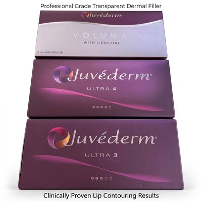 Chirurgia plastica Juvederm Concentrazione di filler dermico 20mgMl Longevità 9-12 mesi Adatto per migliorare i contorni del viso e il ringiovanimento della pelle