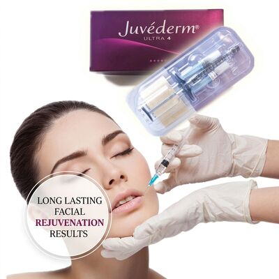 Gel Juvederm Dermal Filler 1ml Siringa Sito di iniezione facciale Ideale per i trattamenti di ringiovanimento facciale e ripristino del volume