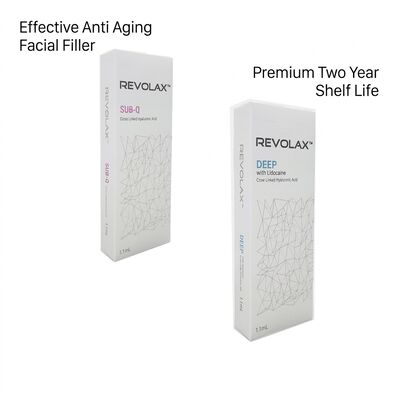 Acido ialuronico Revolax Dermal Filler soluzione iniettabile sicura per il contorno facciale, riduzione delle rughe e idratazione della pelle