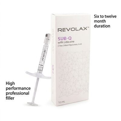 Acido ialuronico Revolax Dermal Filler soluzione iniettabile sicura per il contorno facciale, riduzione delle rughe e idratazione della pelle