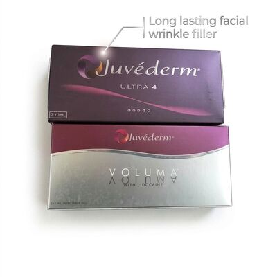 Volume della siringa 1ml siringa Juvederm Dermal Filler Offre sicurezza Durata 9 a 12 mesi Ideale per il ringiovanimento della pelle