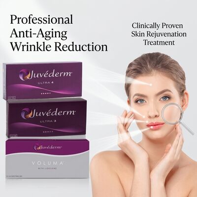 Iniezione facciale Juvederm Dermal Filler Longevity 9-12 mesi Ultra3 Ultra4 Volume Perfetto per il raffinamento del contorno facciale