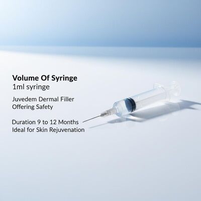 Volume della siringa 1ml siringa Juvederm Dermal Filler Offre sicurezza Durata 9 a 12 mesi Ideale per il ringiovanimento della pelle
