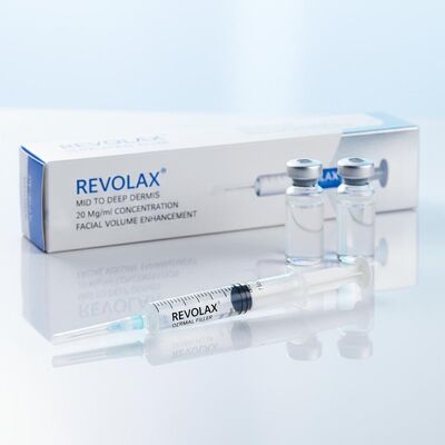 24mgml Revolax Dermal Filler Injectionprofondità Concentrazione del derma da media a profonda Soluzione da 20 mg per l'aumento del volume del viso