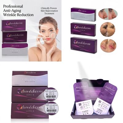 Juvederm Ultra 4 Chin Filler Hyaluronic Acid Dermal Filler per la circonferenza della mascella 24 mg/ml