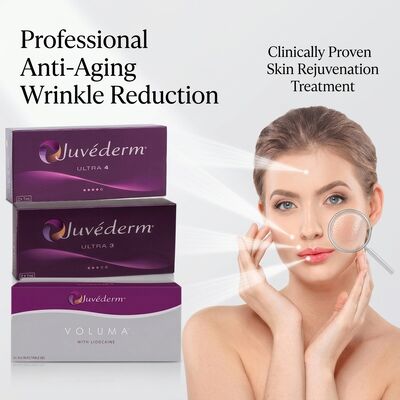 Juvederm Ultra 3 Filler Labbra Acido Ialuronico Iniettabile Filler Dermico 24mg/ml per Volume e Definizione delle Labbra