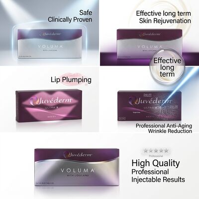 Juvederm Temple Filler Acido ialuronico Derm Filler per il ripristino del volume temporale cavo 24 mg/ml