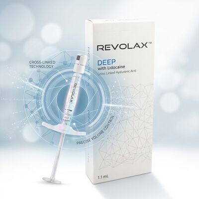 Revolax Deep Marionette Line Filler Monofasic Hyaluronic Acid Dermal Filler 1.1 ml per la correzione dell' angolo della bocca