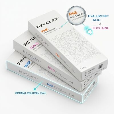 Revolax Deep Marionette Line Filler Monofasic Hyaluronic Acid Dermal Filler 1.1 ml per la correzione dell' angolo della bocca