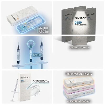Revolax Deep Filler Solco Nasogenieno Acido Ialuronico Monofasico Cross-Linked 1.1ml 24mg/ml
