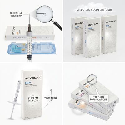 Revolax Deep Filler Solco Nasogenieno Acido Ialuronico Monofasico Cross-Linked 1.1ml 24mg/ml