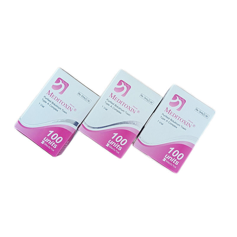tipo della tossina botulinica di Meditoxin delle iniezioni della tossina botulinica di rimozione della grinza 2.5mL 100 unità