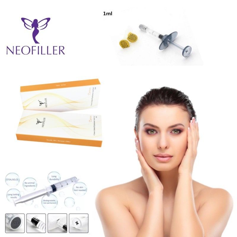 9-12 mesi di longevità acido ialuronico filler dermico iniezione ipodermica gel iniettabile miglioramento facciale trasparente naturale