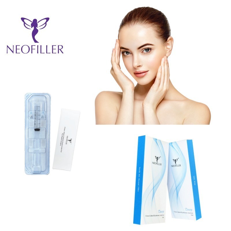 Gel iniettabile con filler dermico trasparente all'acido ialuronico Bellissimo trattamento di ringiovanimento del viso per il miglioramento della pelle