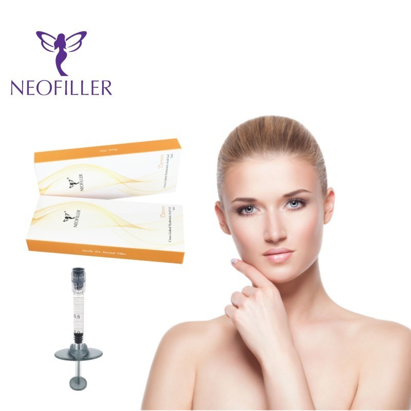 Temperatura ambiente Acido ialuronico 24 mg-ml Derm Filler Gel iniettabile 9-12 mesi Aumento della longevità
