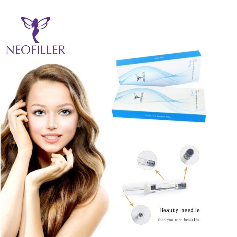 Neofiller 24mg-ml Acido Ialuronico Filler Dermico Siringa Sterile Gel Iniettabile Miglioramento Dell'iniezione Facciale