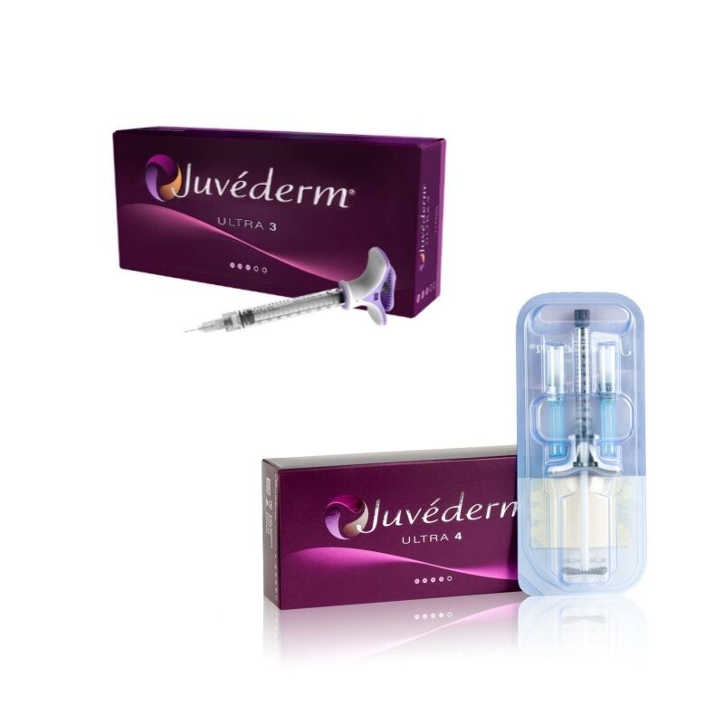 Filler dermico Juvederm in gel con concentrazione 20mg/ml, progettato per chirurgia plastica e trattamenti di riduzione delle rughe