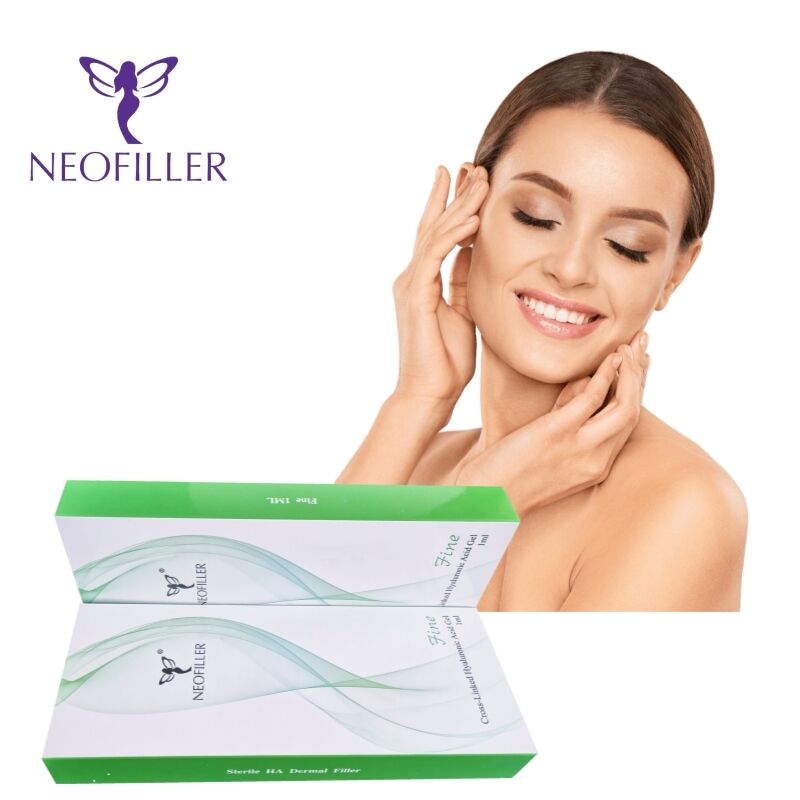 Neofiller 2ml Acido Ialuronico 24mg-ml Gel iniettabile per l' ingrandimento del viso, naso e labbro