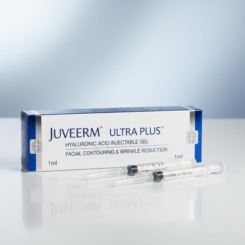 Sicurezza Juvederm Ultra Plus Filler 1ml 2Syringes Acido Ialuronico Gel iniettabile per contorno facciale e riduzione delle rughe