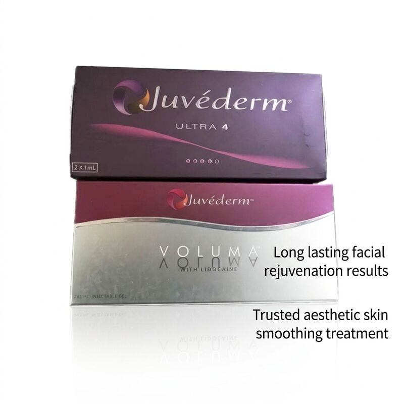 Gel Juvederm Dermal Filler 1ml Siringa Sito di iniezione facciale Ideale per i trattamenti di ringiovanimento facciale e ripristino del volume