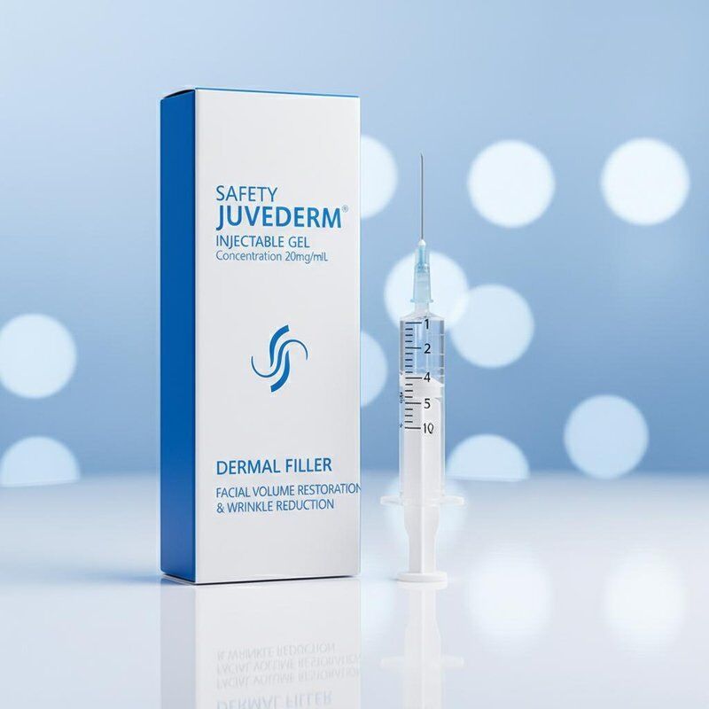 Sicurezza Gel iniettabile Juvederm Concentrazione 20mg Ml Riempitore Dermico Iniettabile per il ripristino del volume facciale e la riduzione delle rughe