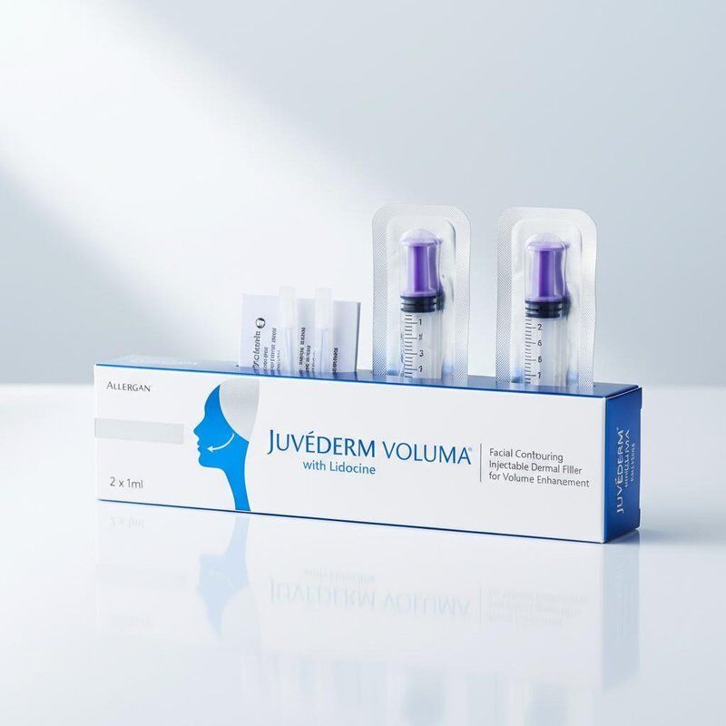 Volume della siringa 2 1 ml per scatola Juvederm Voluma Filler Safety Facial Contouring Injectable Dermal Filler per aumento del volume