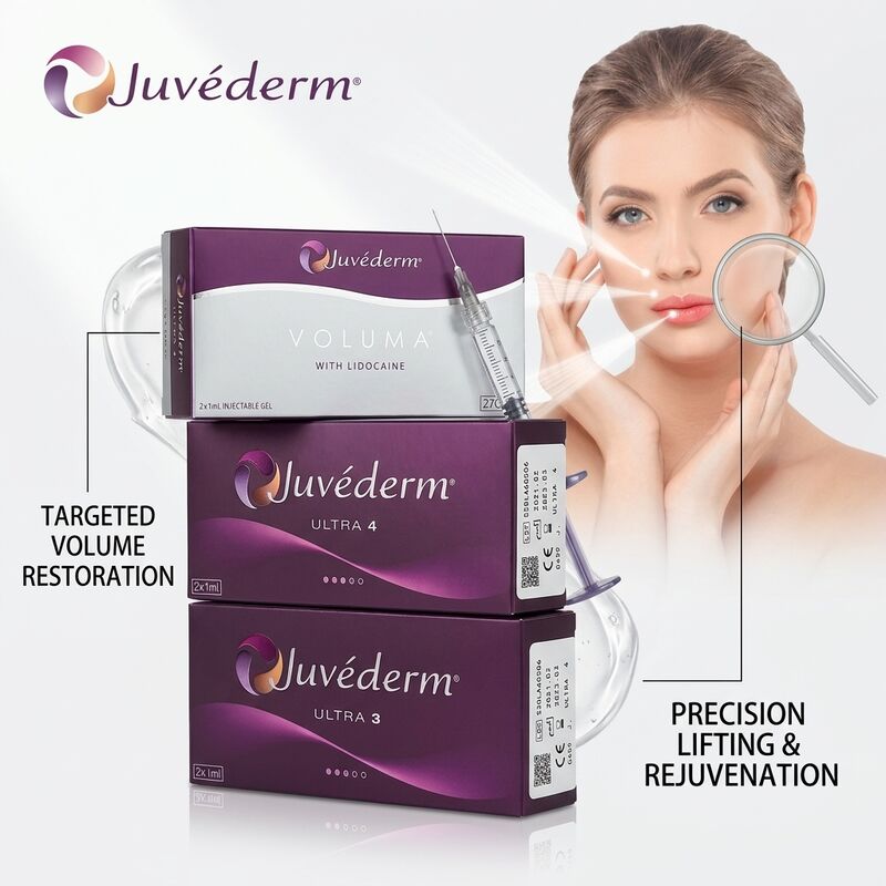 Juvederm Ultra 4 Chin Filler Hyaluronic Acid Dermal Filler per la circonferenza della mascella 24 mg/ml